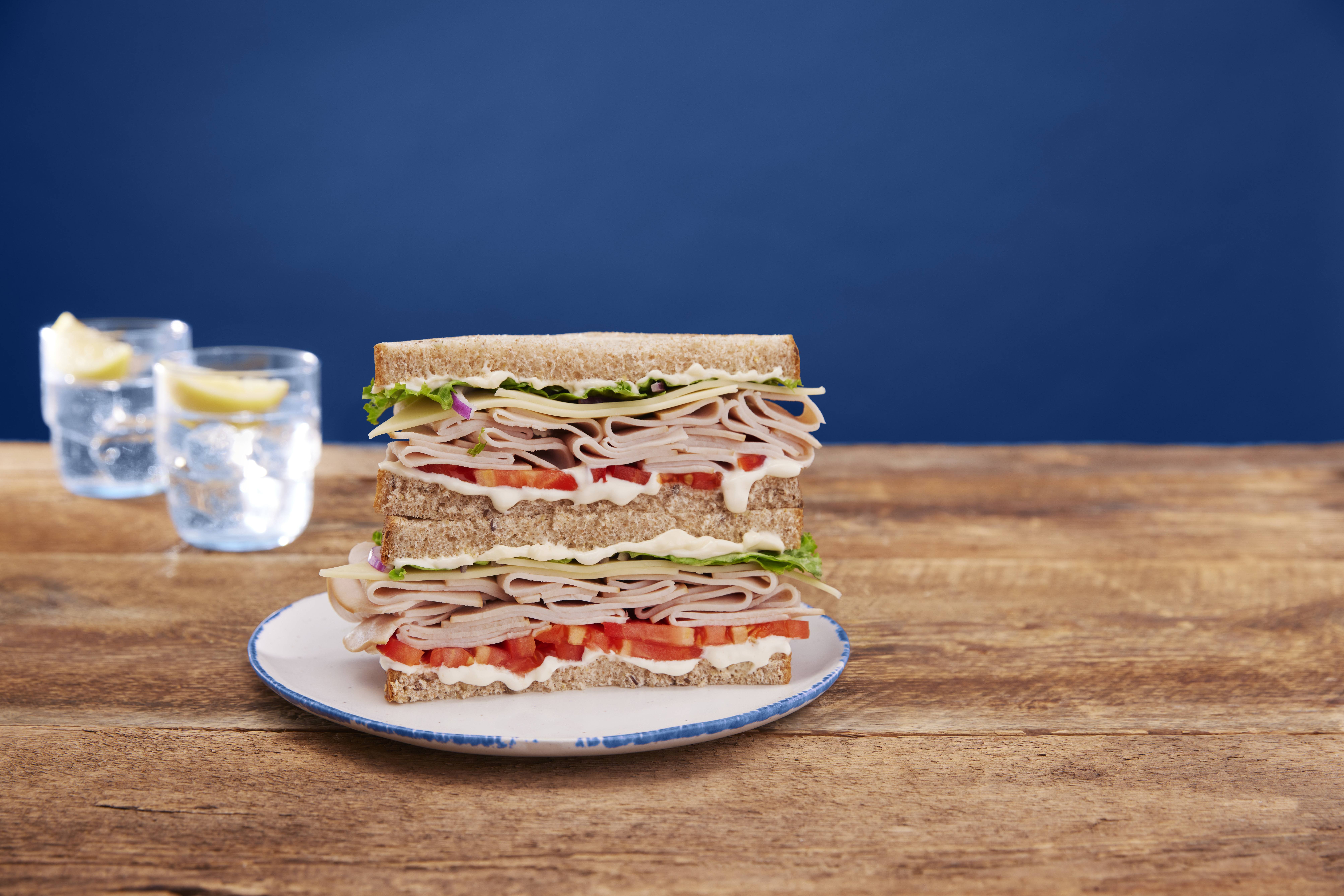 Turkey Sandwich with Whole Grain Bread