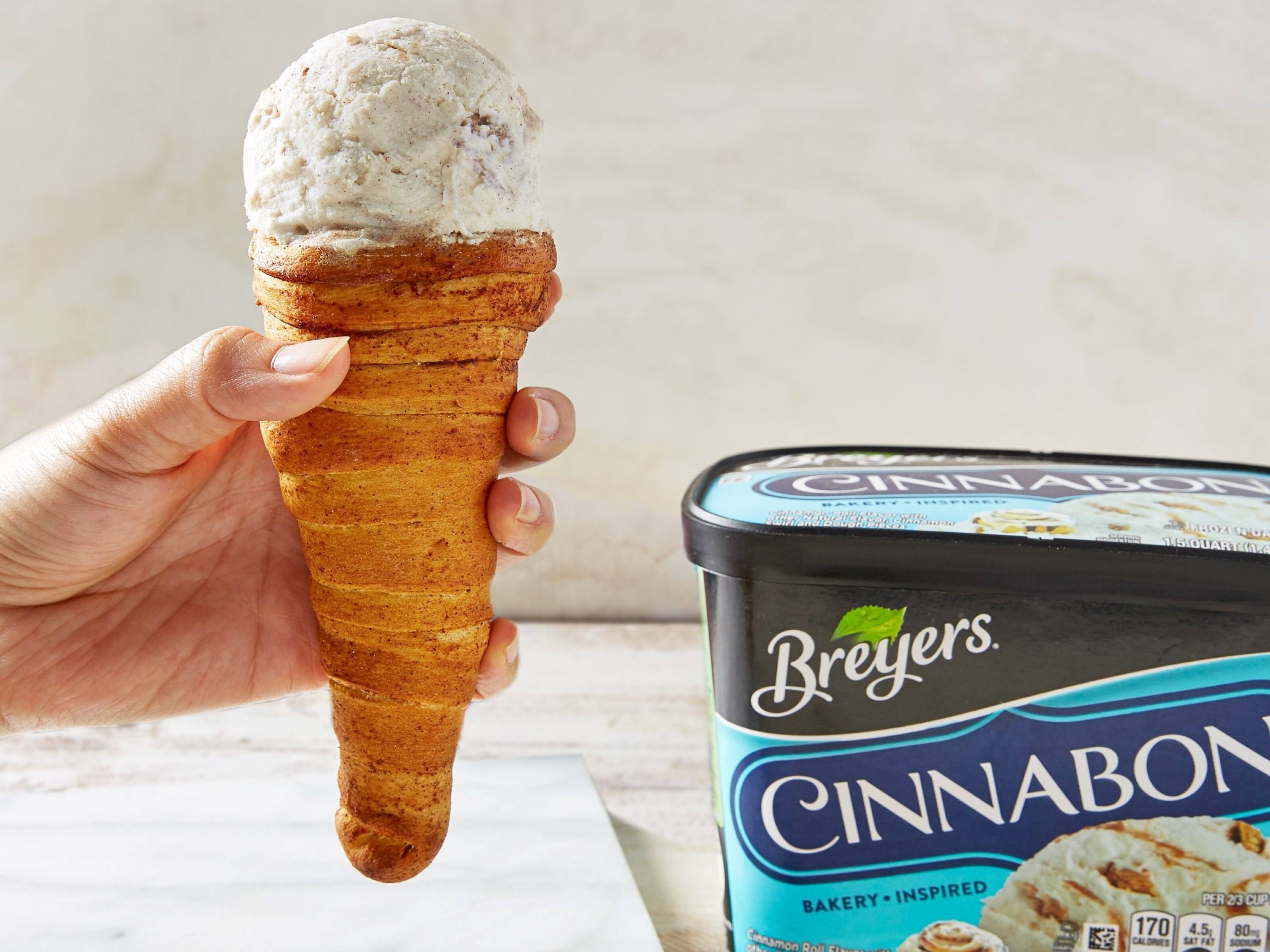 CINNABON® Cinnamon Roll Ice Cream Cone CINNABON® Cinnamon Roll Ice Cream Cone