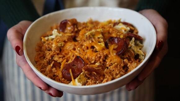 Chorizo and Egg Rice Bowl Chorizo and Egg Rice Bowl