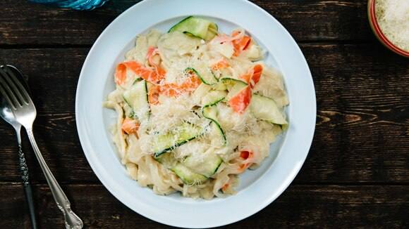 Pasta primavera Alfredo Pasta primavera Alfredo