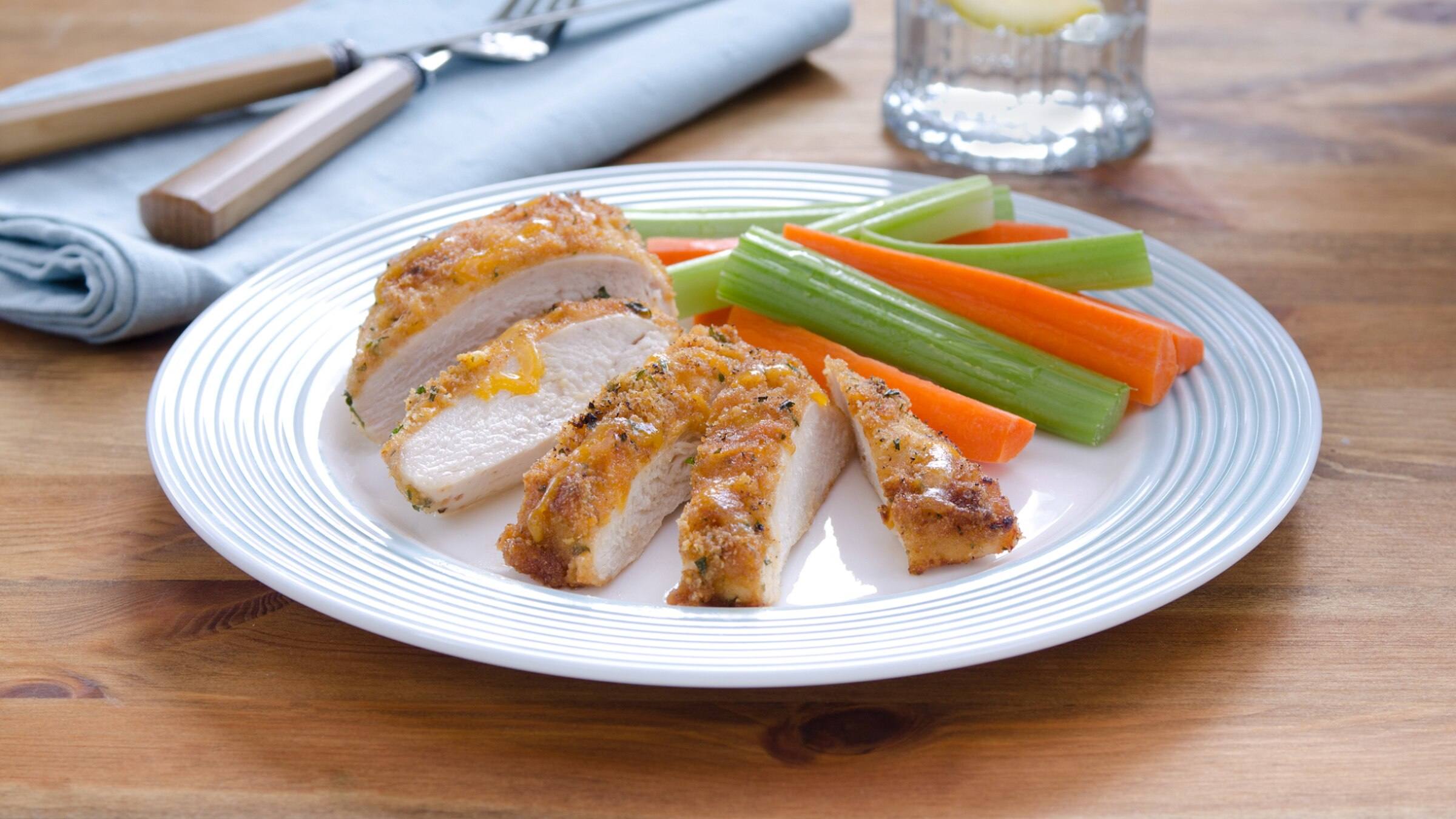 BBQCheddarCrusted Chicken Recipe