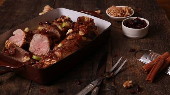 Roasted Pork Tenderloin with Apple Chutney Roasted Pork Tenderloin with Apple Chutney