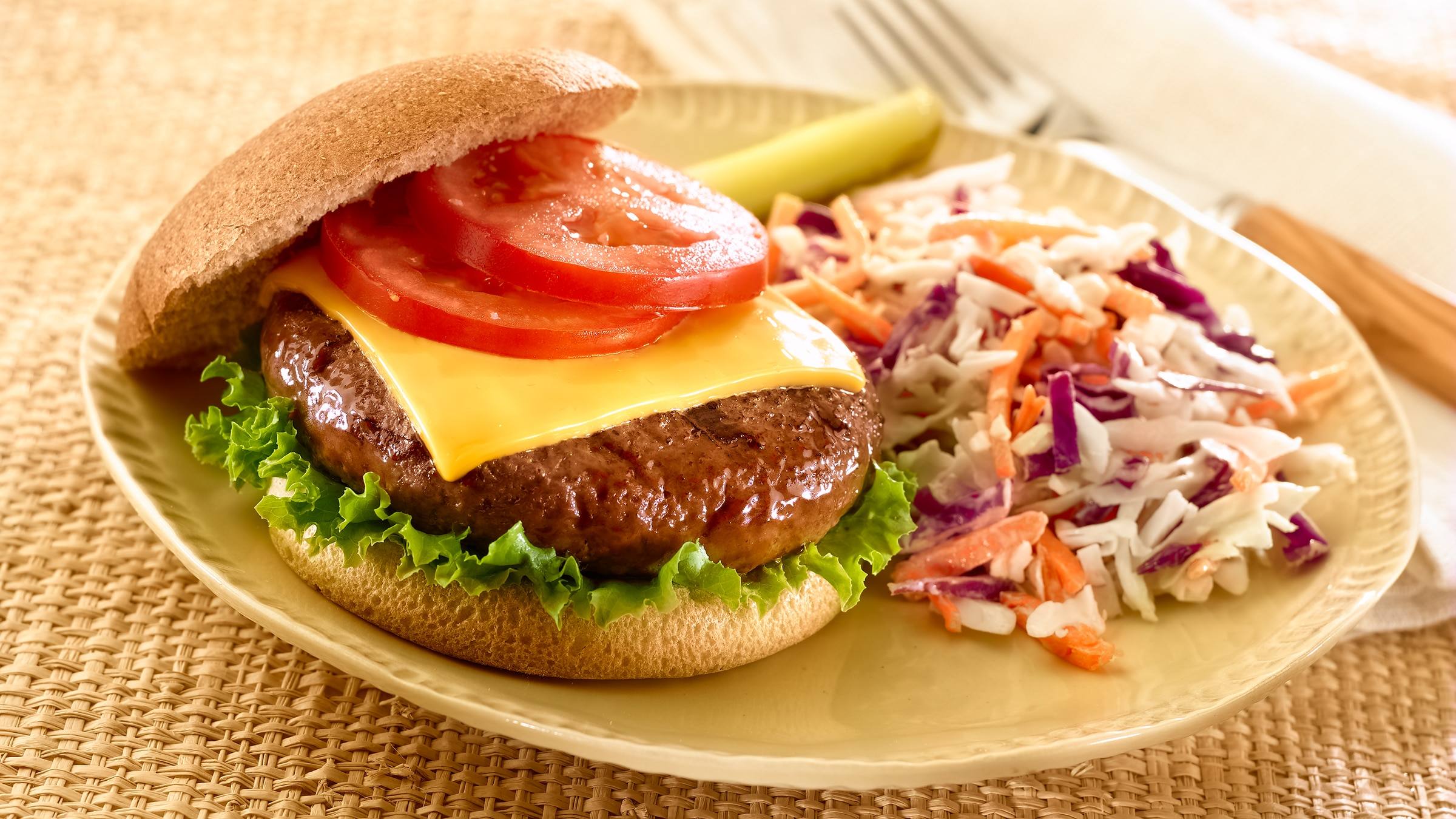 Cheeseburgers and Coleslaw Recipe Hellmann's US