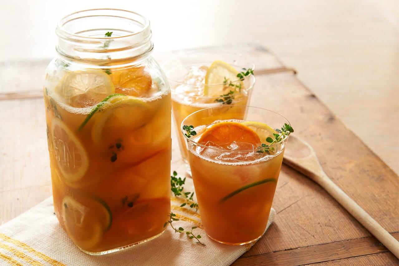 Citrus-Thyme Iced Tea Citrus-Thyme Iced Tea