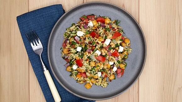 Mediterranean Chickpea Rice Salad Mediterranean Chickpea Rice Salad