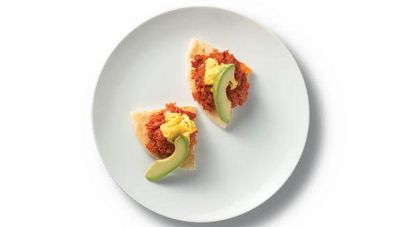 Arepas with Chorizo, Egg and Avocado Arepas with Chorizo, Egg and Avocado