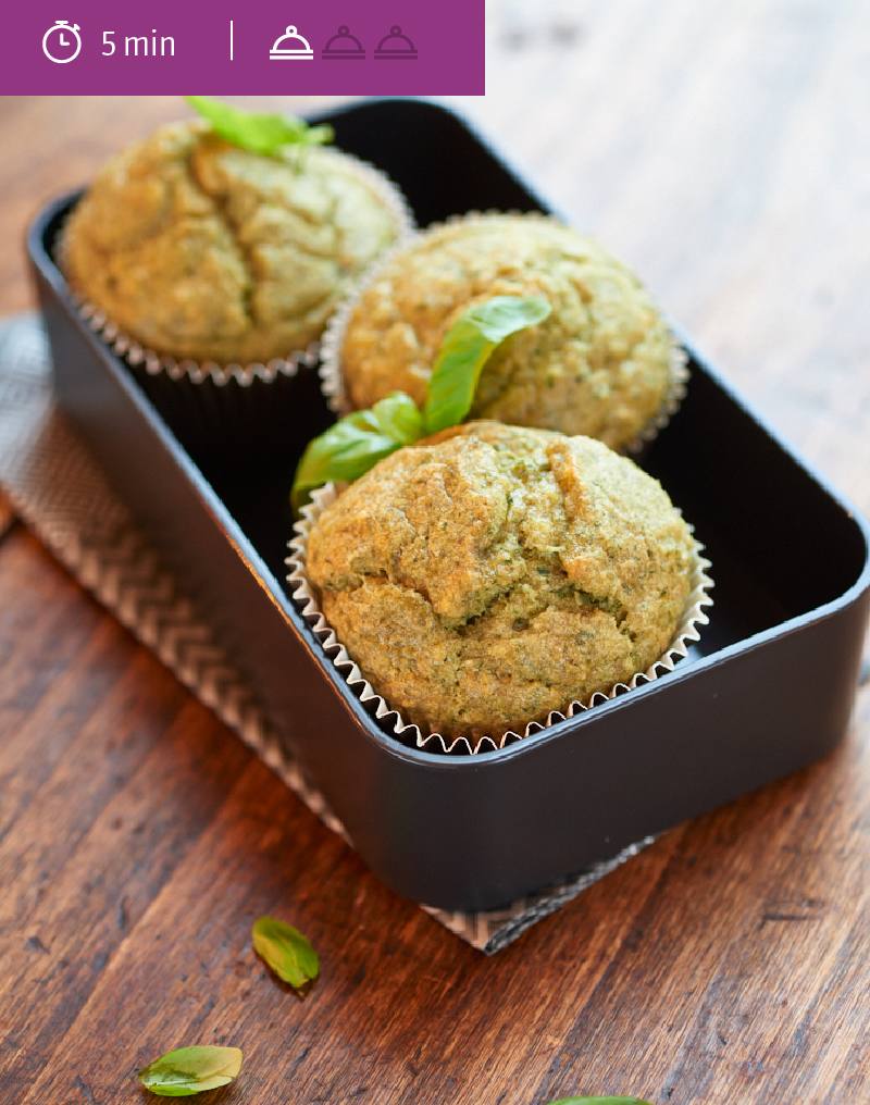 Muffins au pesto Muffins au pesto