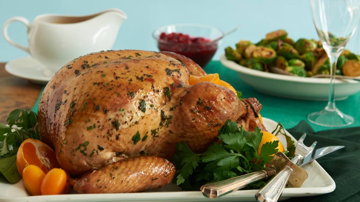 Citrus Herb-Roasted Turkey & Port Gravy Citrus Herb-Roasted Turkey & Port Gravy