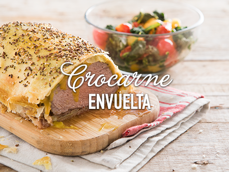 Carne envuelta en hojaldre con un toque de Savora Carne envuelta en hojaldre con un toque de Savora