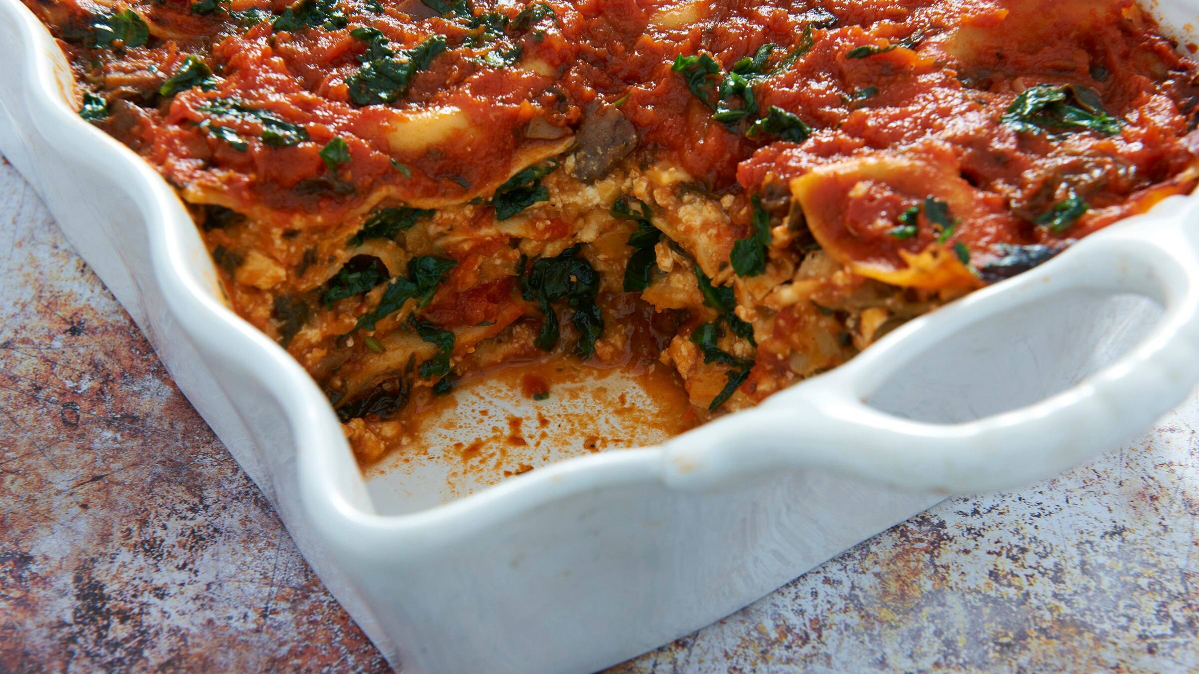 Vegan Lasagna with Veggie Sauce Vegan Lasagna with Veggie Sauce