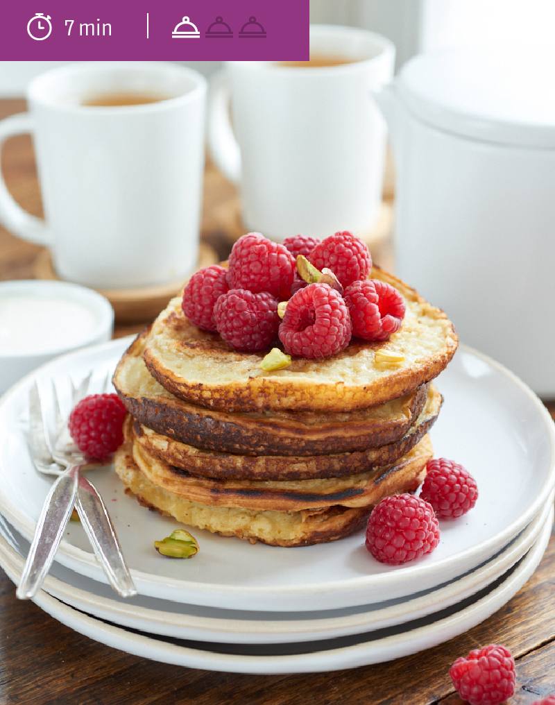 Pancakes aux flocons d'avoine Pancakes aux flocons d'avoine