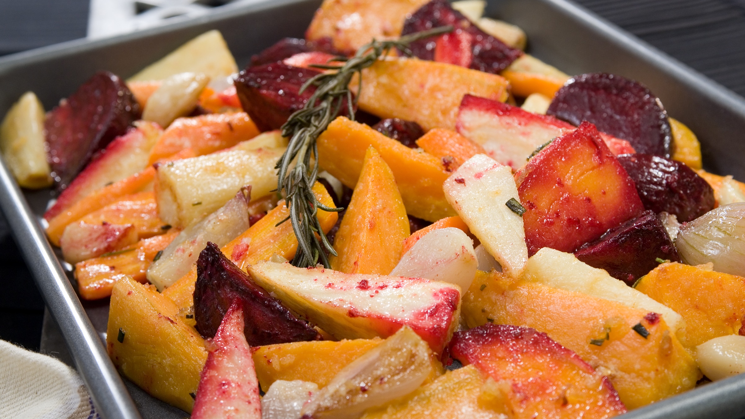 Tubérculos comestibles asados al horno Tubérculos comestibles asados al horno