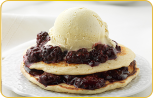 Pancakes aux mûres et vanille Pancakes aux mûres et vanille