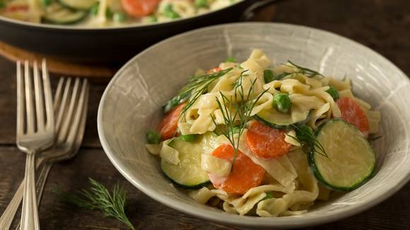 Springtime Noodles Alfredo Springtime Noodles Alfredo