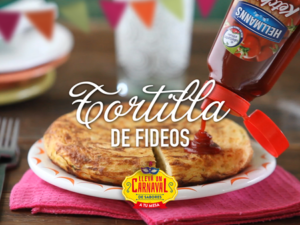 Tortilla de fideos Tortilla de fideos