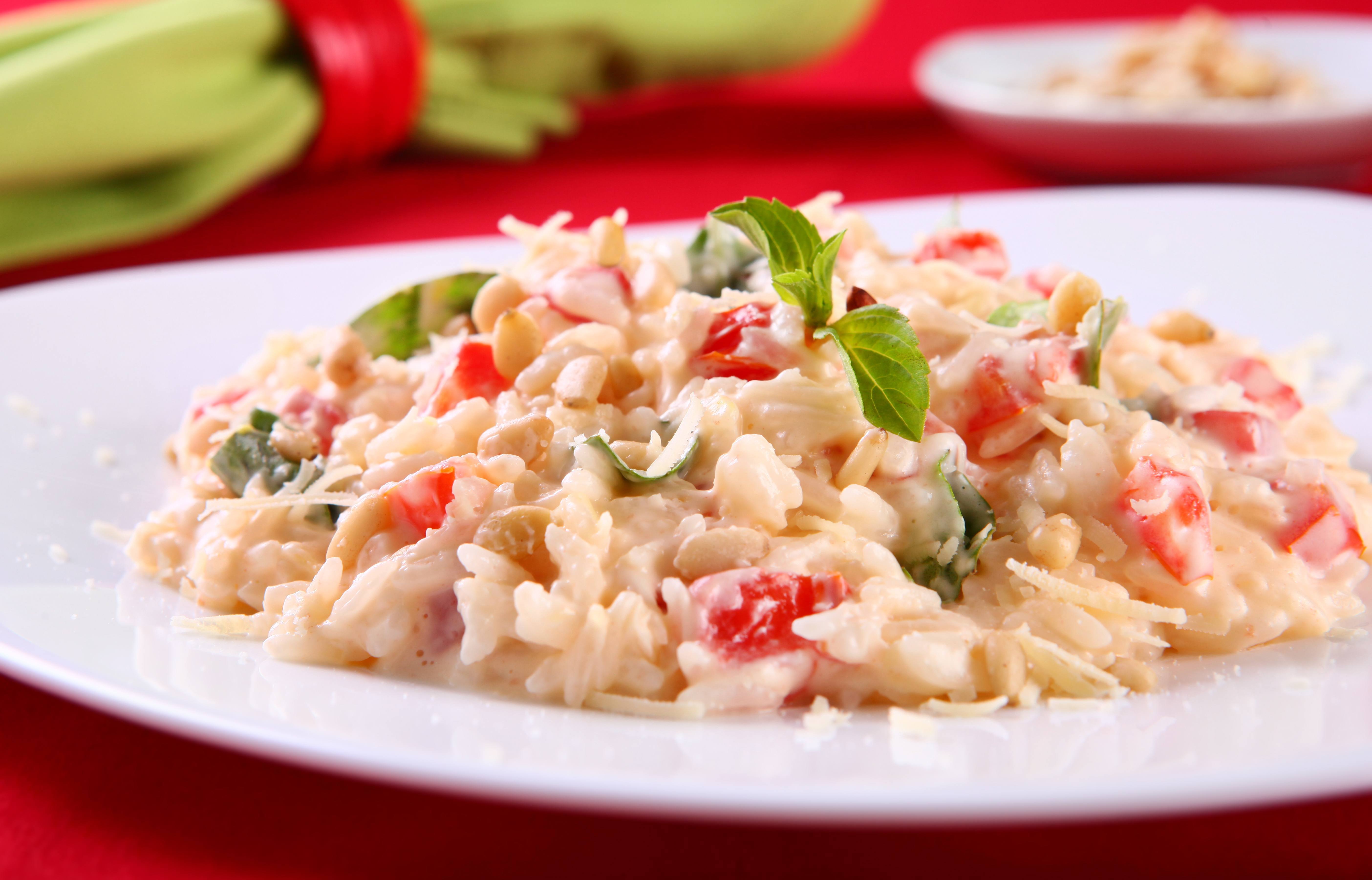 Arroz Cremoso Italiano con Tomate y