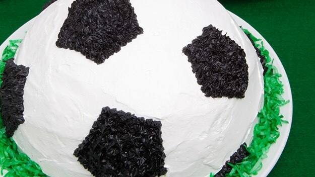 Homemade Soccer Ball Ice Cream Cake Homemade Soccer Ball Ice Cream Cake
