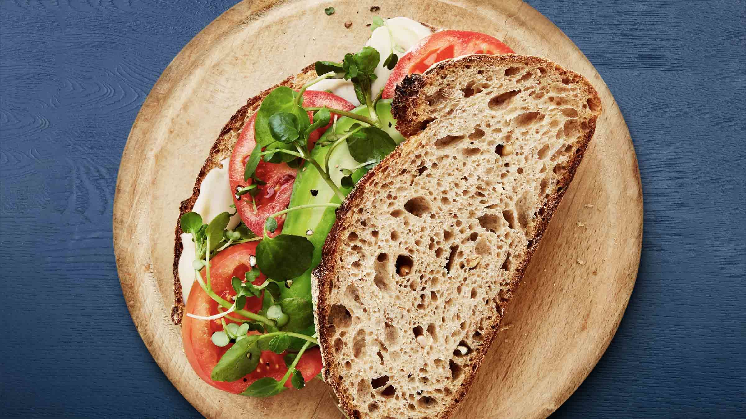 Avocado, Tomato, & Watercress Sandwich Recipe Avocado, Tomato, & Watercress Sandwich Recipe