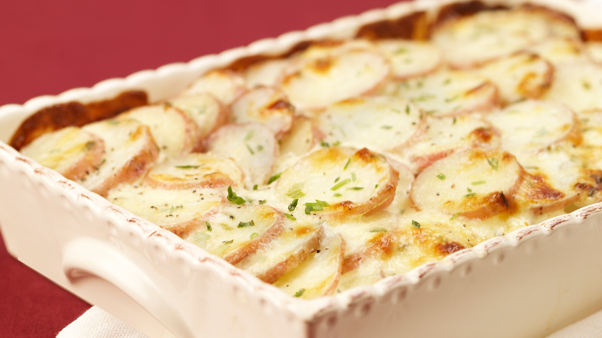 Parmesan Chive Potato Bake