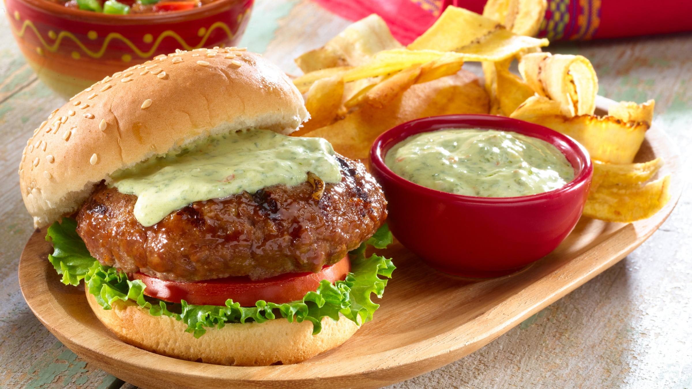 Chimichurri Burgers Lipton Kitchens