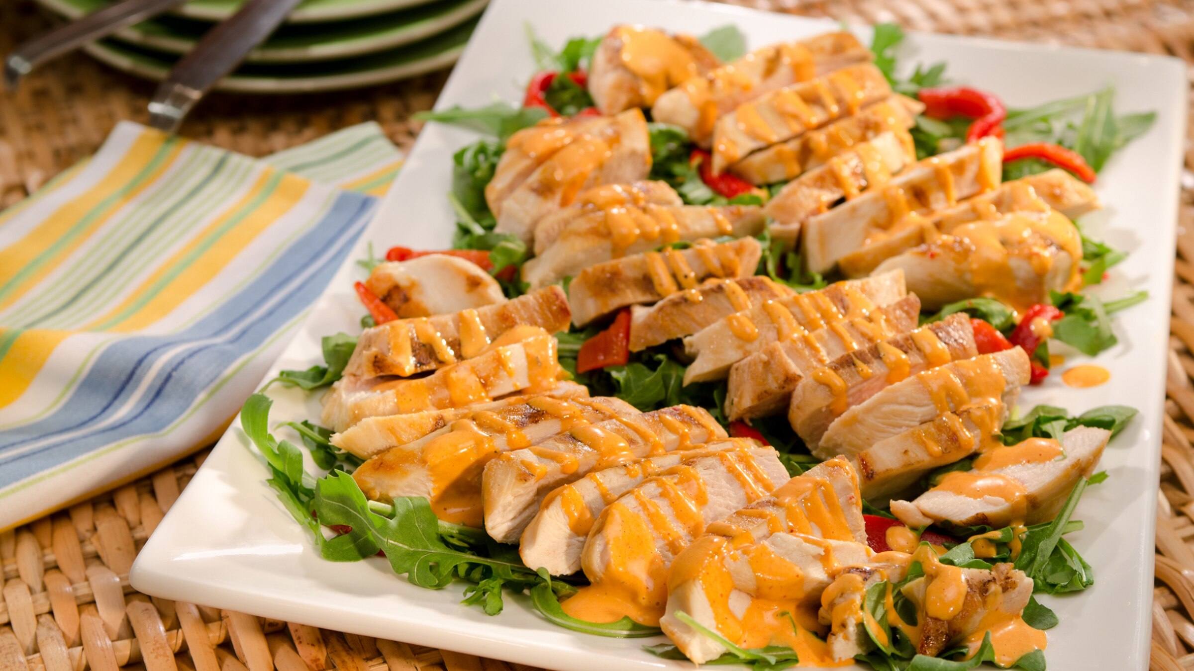 Grilled Chicken with Spicy Pepper Sauce