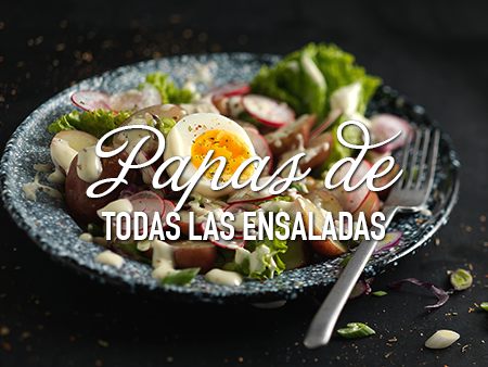 Ensalada con papines Ensalada con papines