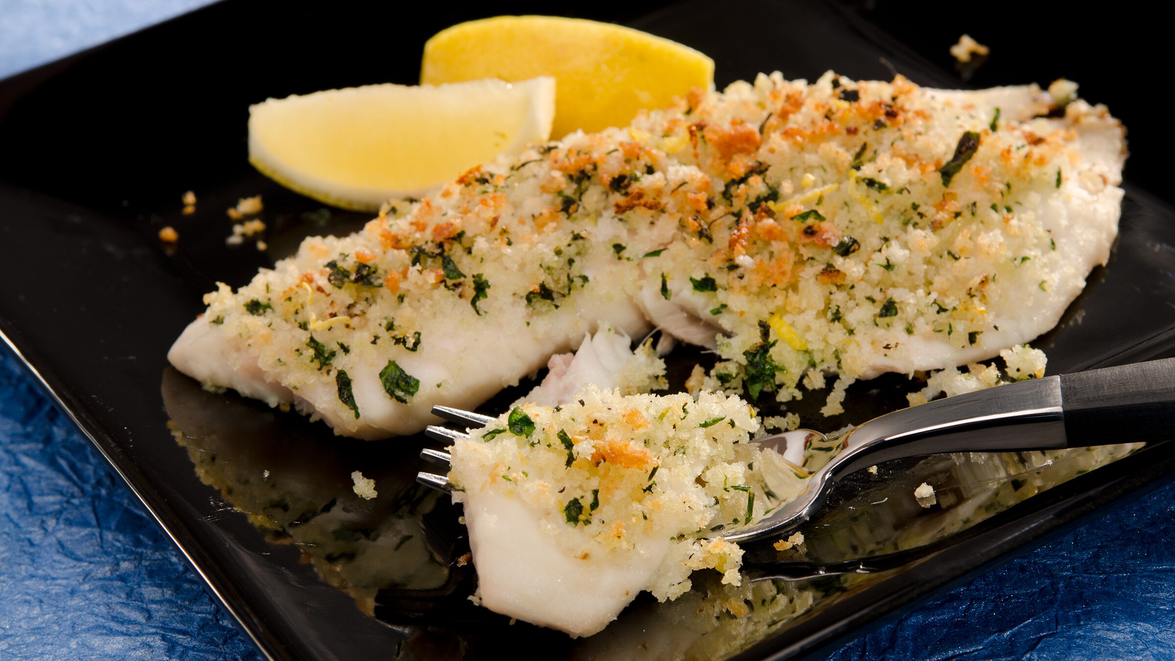 Tilapia empanado al ajo Tilapia empanado al ajo