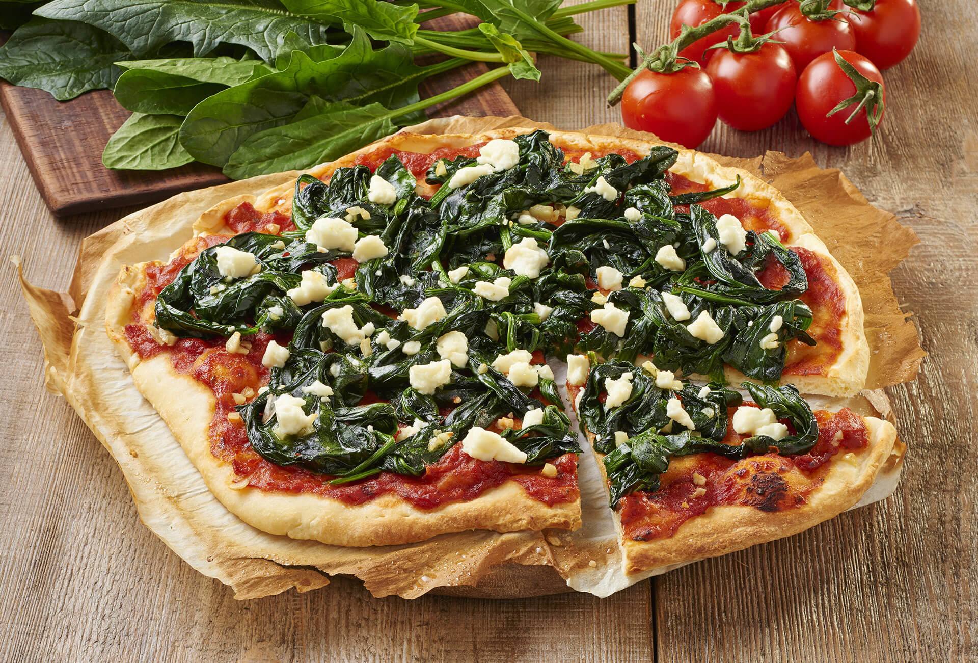 Spinat Pizza