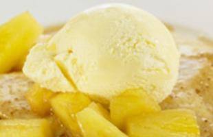 Crêpes exotiques coco ananas Crêpes exotiques coco ananas
