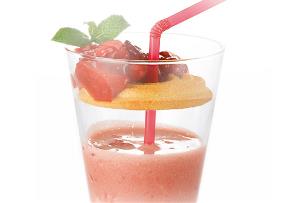 Milkshake glacé aux fruits rouges Milkshake glacé aux fruits rouges