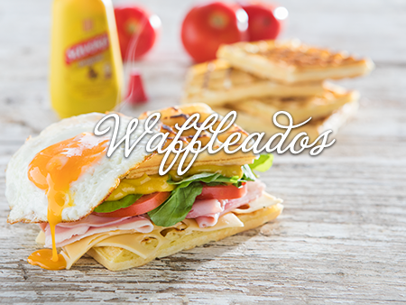 Waffles salados con Savora Original Waffles salados con Savora Original