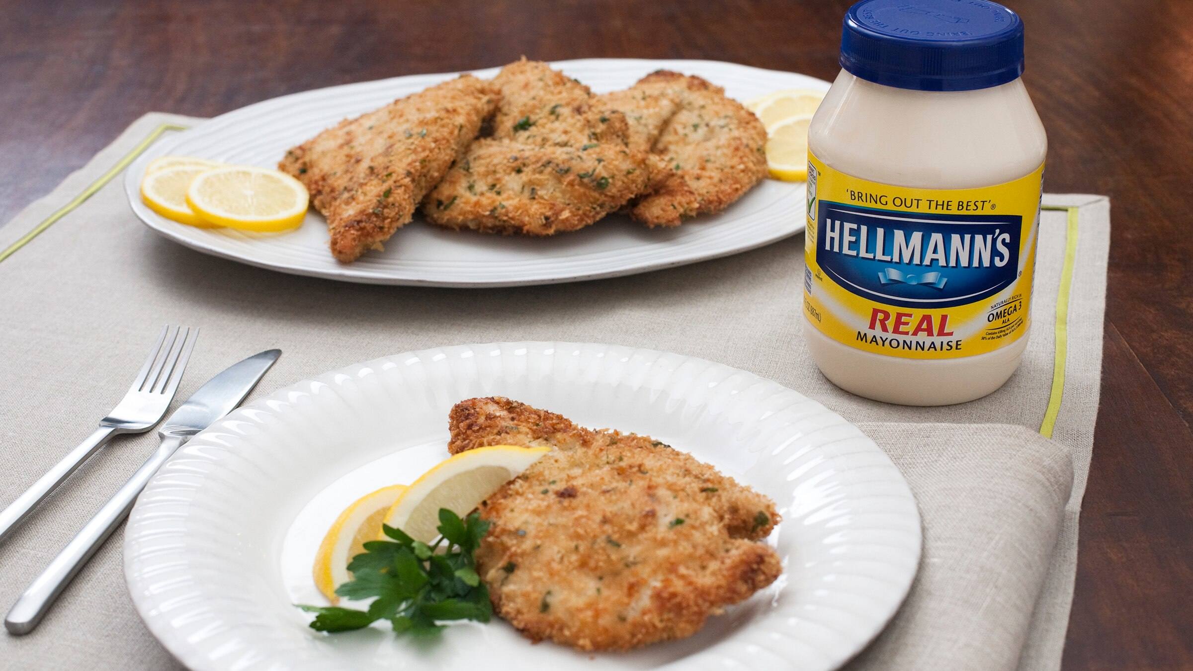 Crumb & HerbCrusted Chicken Cutlets Hellmann's US