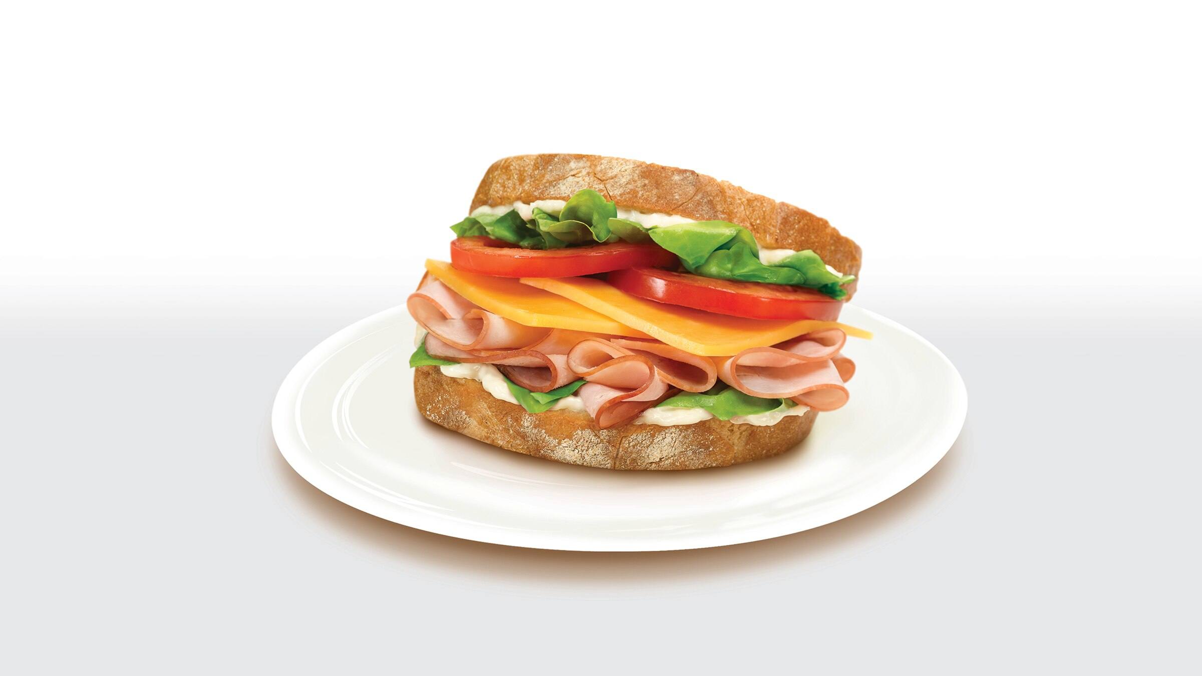Honey Maple Ham & Cheddar Sandwich Honey Maple Ham & Cheddar Sandwich