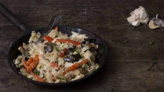 Skillet Noodles with Fresh Vegetables Skillet Noodles with Fresh Vegetables
