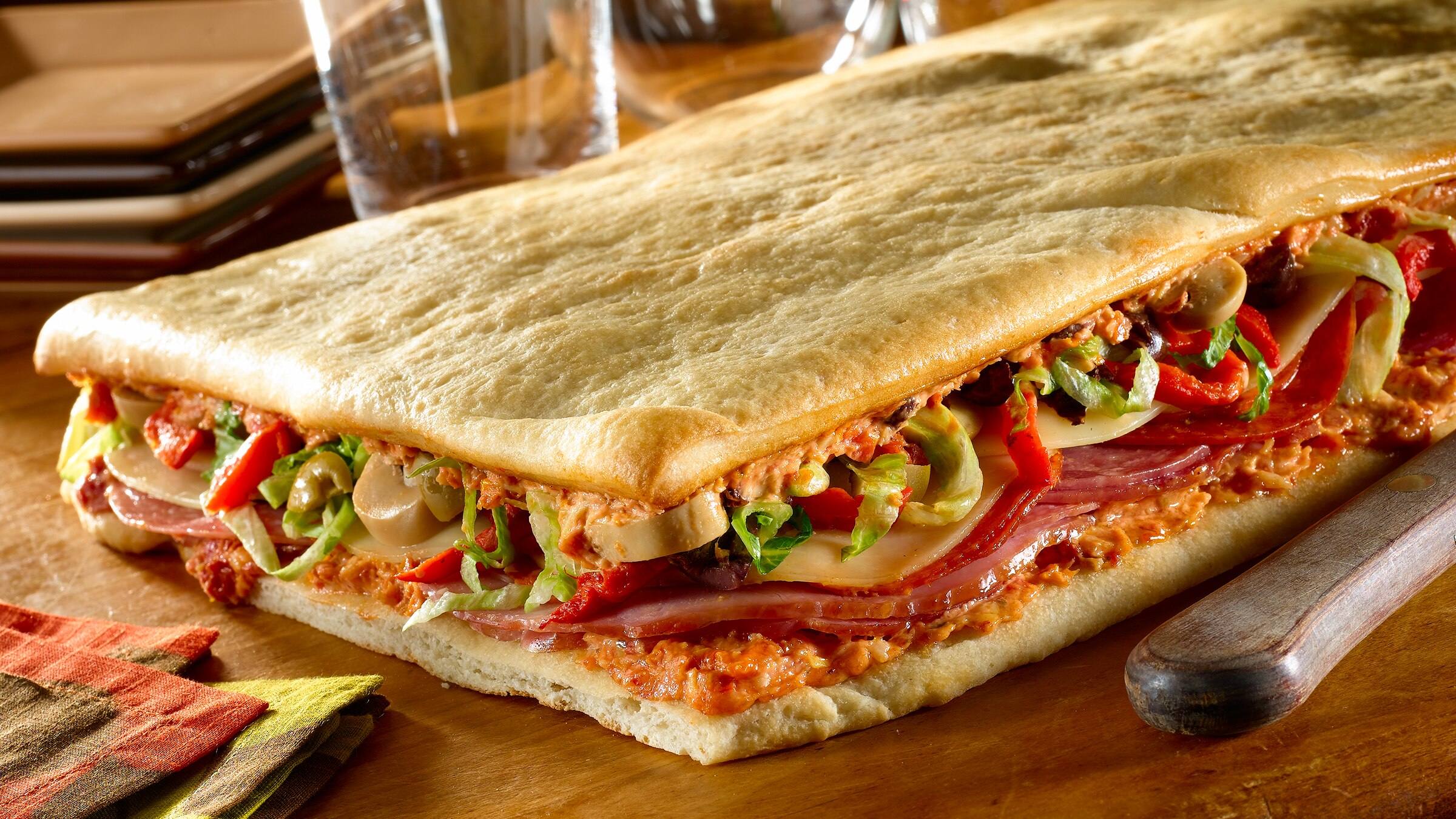 Easy Antipasto Pizza Sandwich Recipe Hellmann s US
