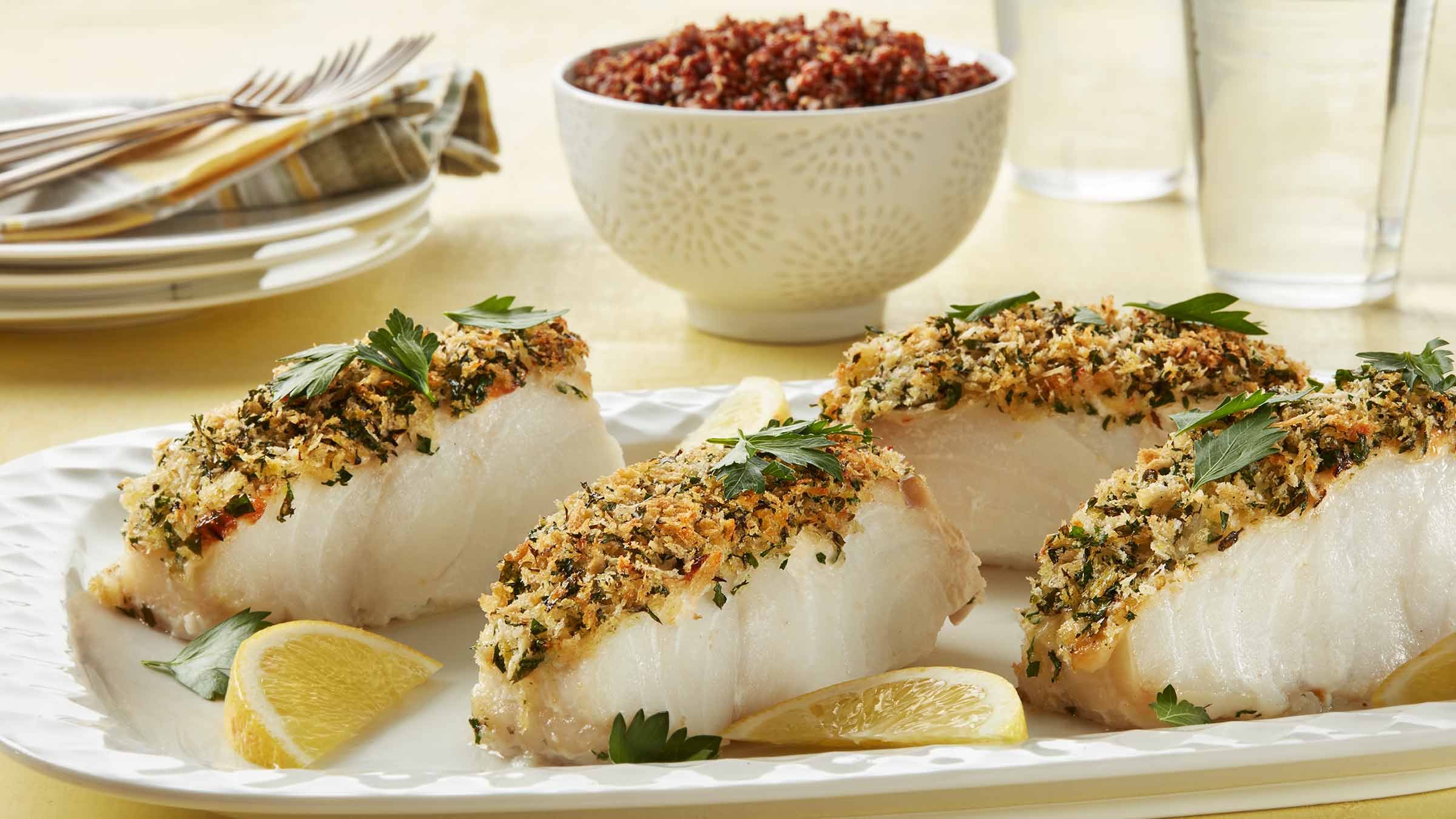 Lemon Crusted Cod Lemon Crusted Cod