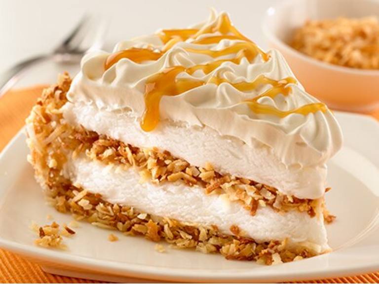 Tarte Glacee A La Noix De Coco Rotie Et Au Caramel