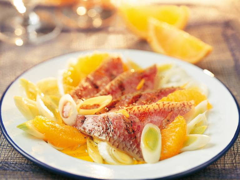 Zeebaarsfilet met prei