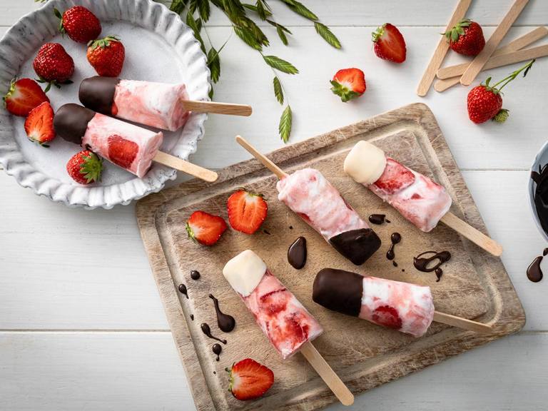 Cremissimo Erdbeer-Joghurt Eislollie Cremissimo Erdbeer-Joghurt Eislollie