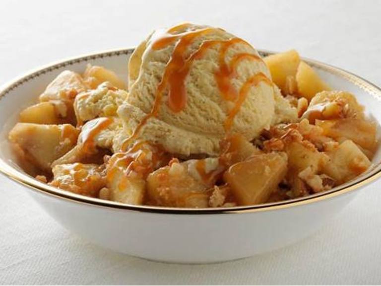 Cremissimo Apple-Crumble mit Eis Cremissimo Apple-Crumble mit Eis