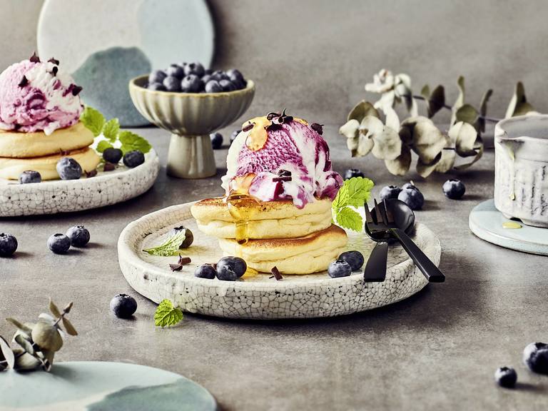 Cremissimo Soufflé Pancakes mit Eis Cremissimo Soufflé Pancakes mit Eis