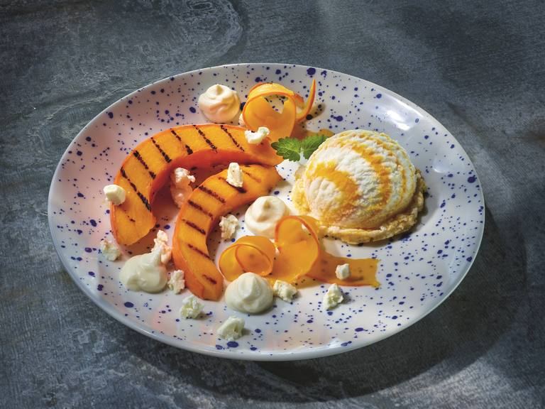 Cremissimo Gegrillter Kürbis mit Eis Cremissimo Gegrillter Kürbis mit Eis