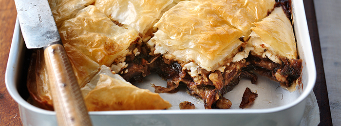 Savoury Feta & Onion Baklava